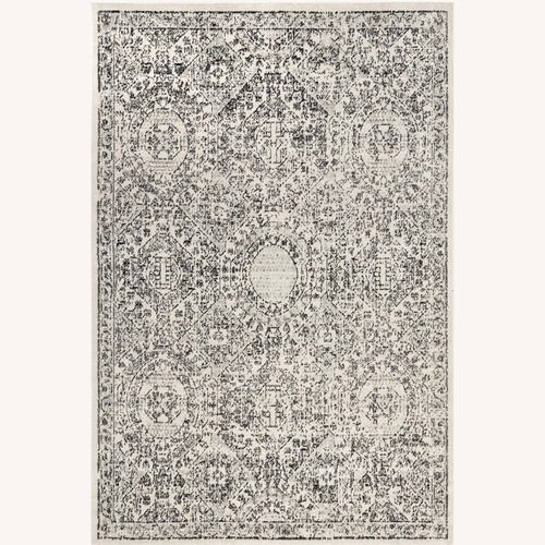 Used Rugs USA Light Gray Fabric Area Rug 8' x 8' for sale on AptDeco