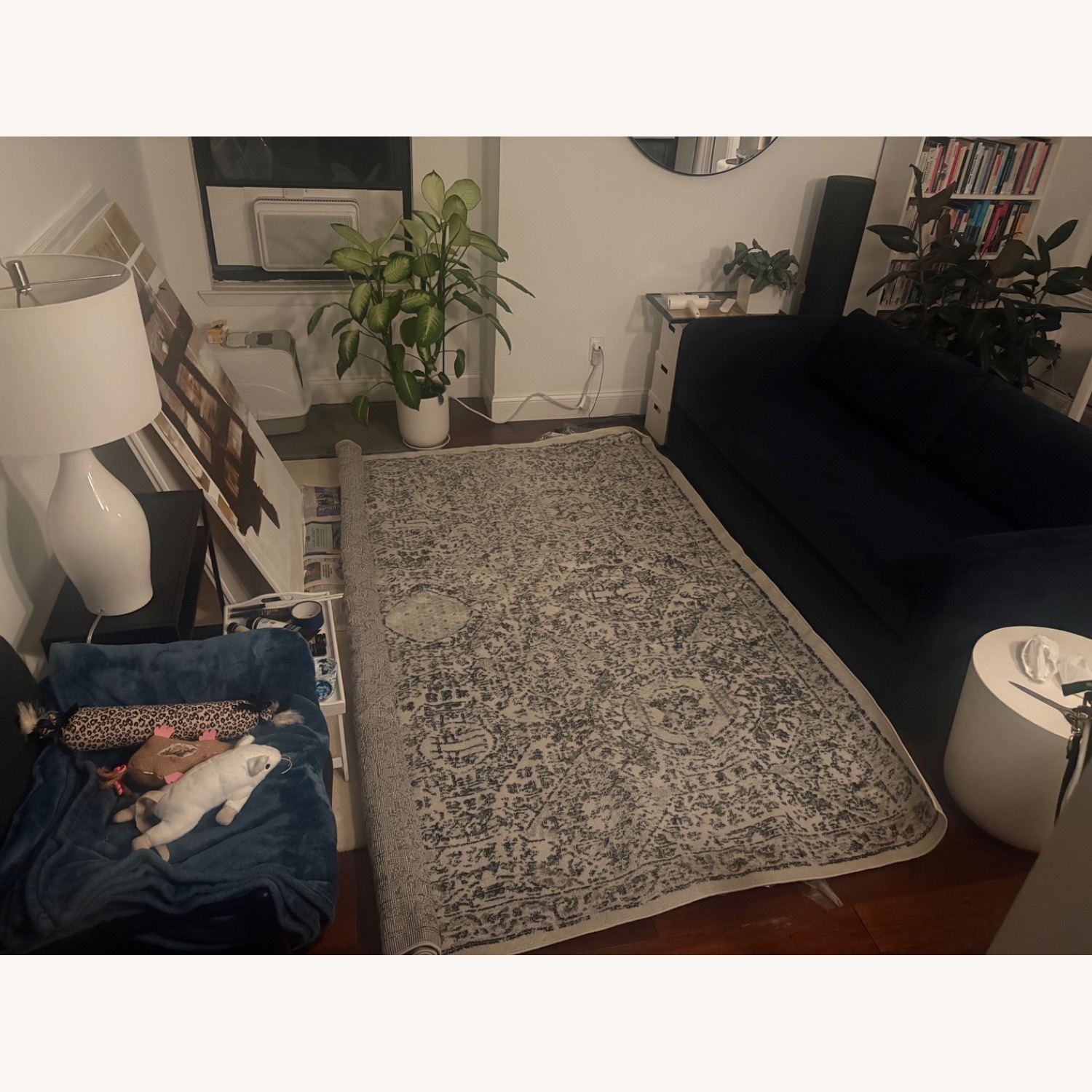 Rugs USA Light Gray Fabric Area Rug 8' x 8' - image-6