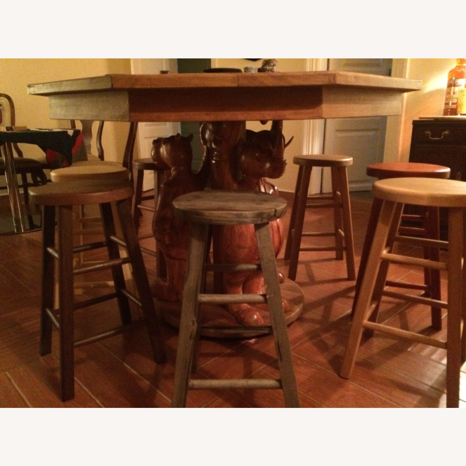 Dark Brown Play Table - image-10