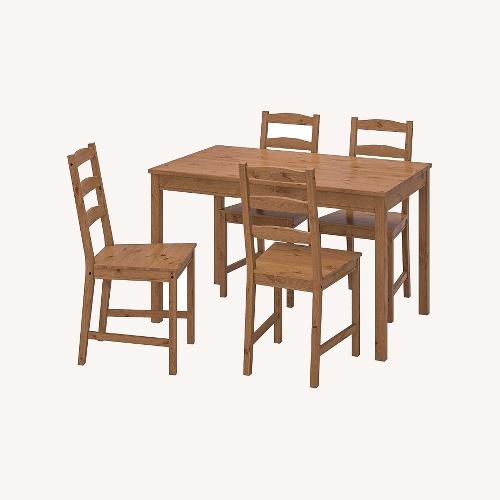 Used IKEA JOKKMOKK Dining Set - 4 Chairs With Pads for sale on AptDeco