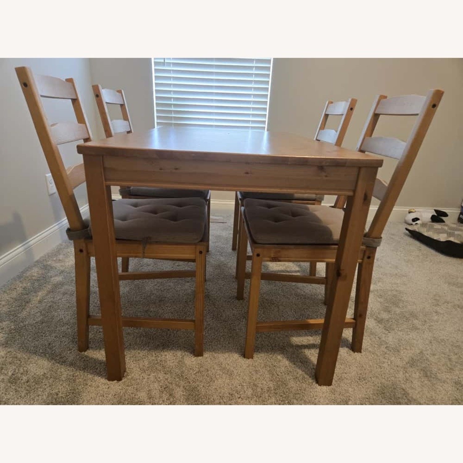 IKEA JOKKMOKK Dining Set - 4 Chairs With Pads - image-1