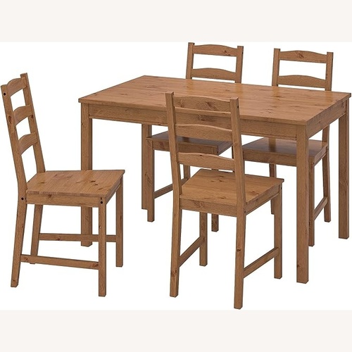 Used IKEA JOKKMOKK Dining Set - 4 Chairs With Pads for sale on AptDeco