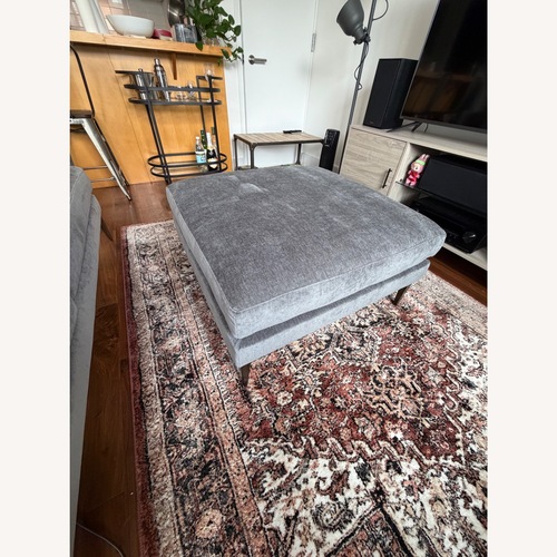 Used West Elm Andes Ottoman for sale on AptDeco