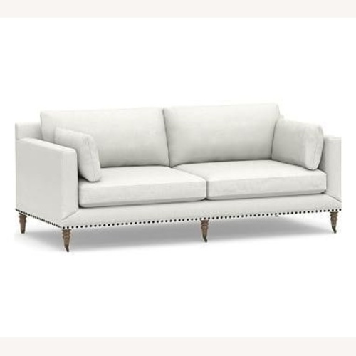 Used Pottery Barn Tallulah Upholstered Sofa  for sale on AptDeco