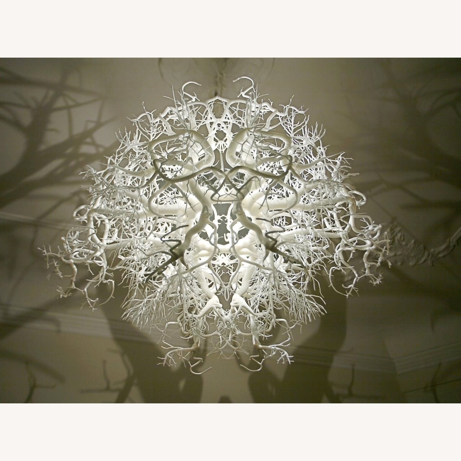 HildenDiaz "Forms In Nature" White Ceiling Lamp - image-0