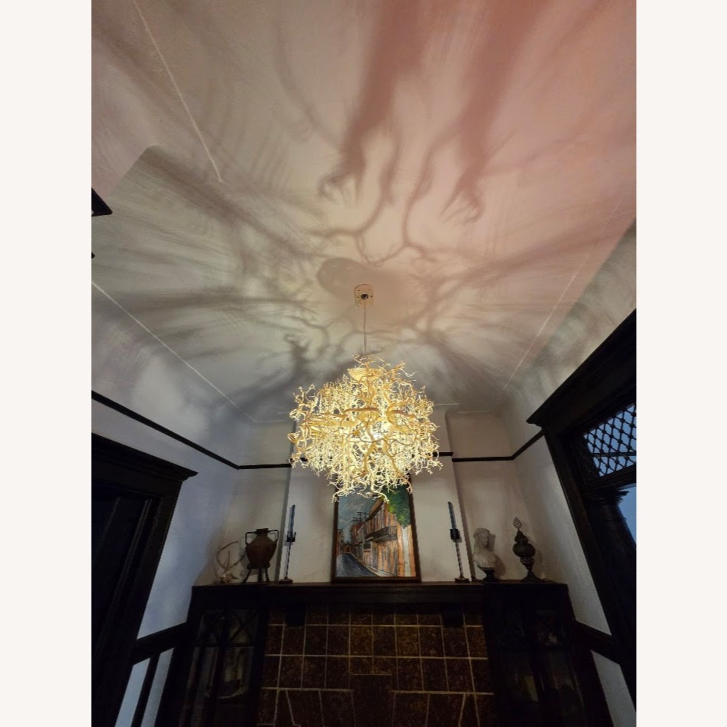 HildenDiaz "Forms In Nature" White Ceiling Lamp - image-2