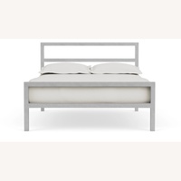 Room & Board Silver Stainless Steel Queen Bed