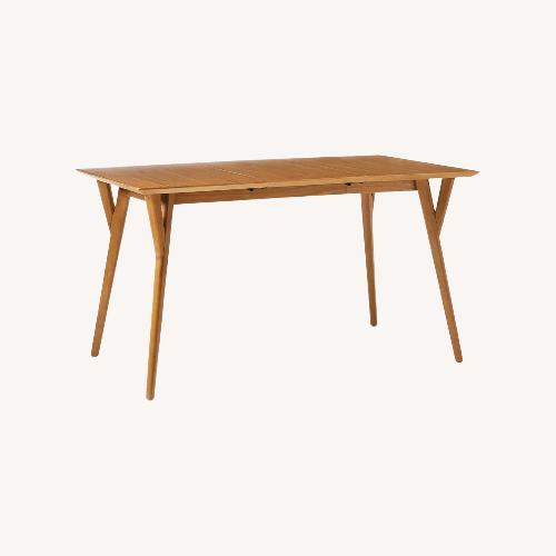 Used West Elm Mid-Century Wood Dining Table for sale on AptDeco