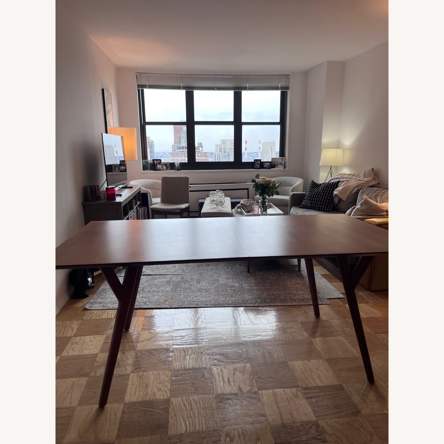 West Elm Mid-Century Wood Dining Table - image-5