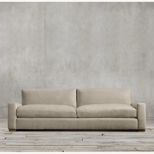 Used Restoration Hardware Natural Fabric 2 Seater Sofa for sale on AptDeco
