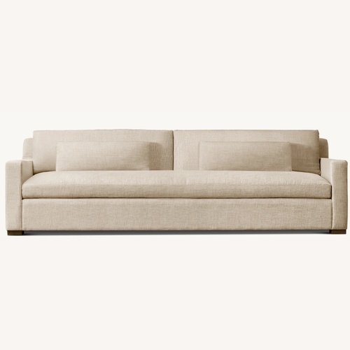 Used Restoration Hardware Belgian Bench-Cushion Sofa for sale on AptDeco
