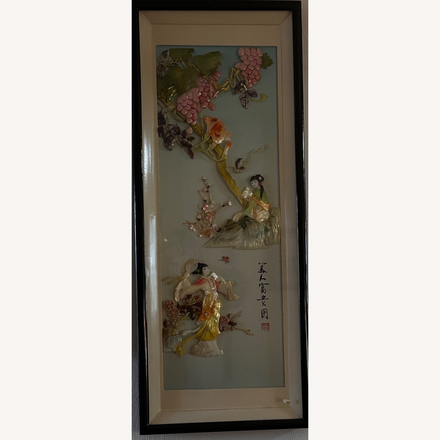 Vintage Mother of Pearl Wall Decor - image-3