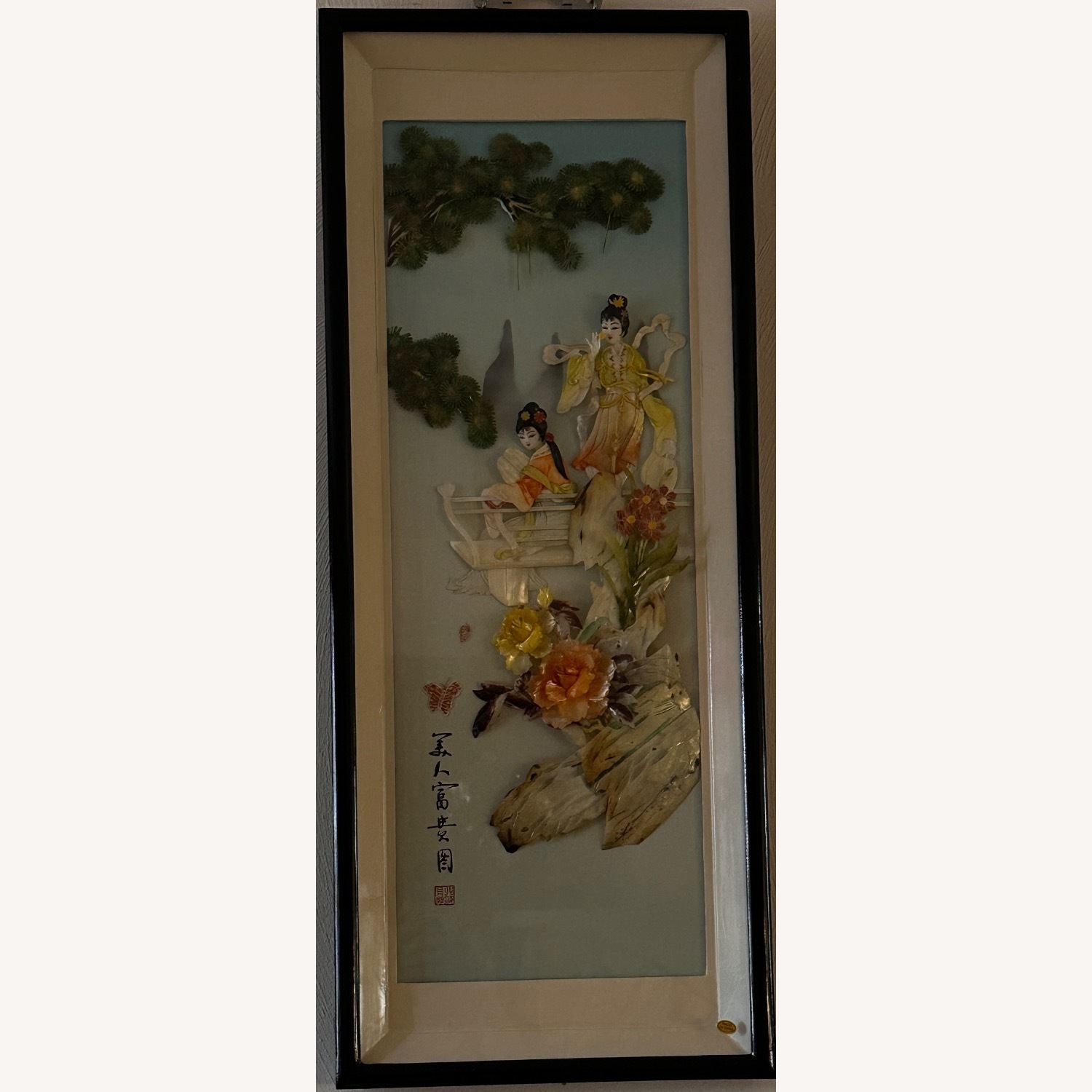 Vintage Mother of Pearl Wall Decor - image-5
