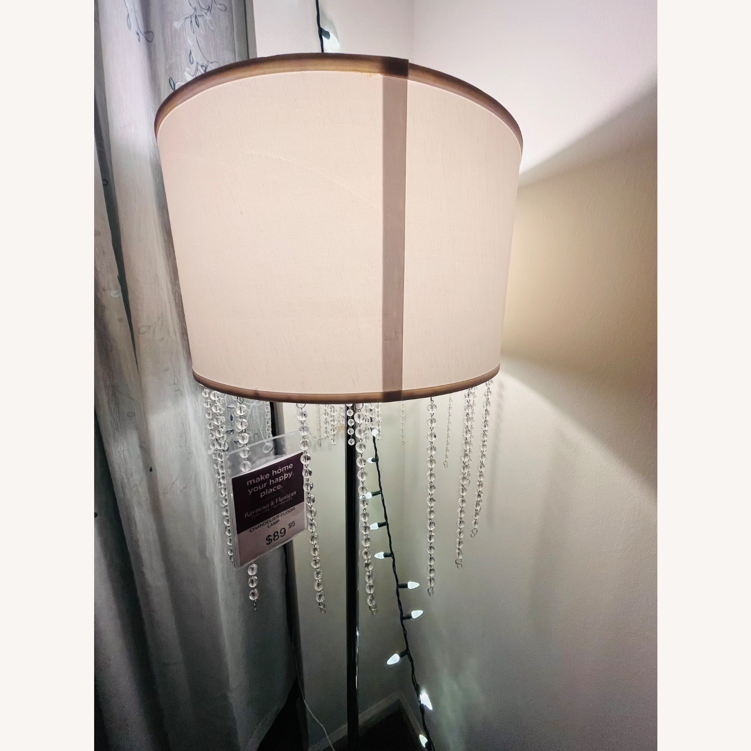 Raymour & Flanigan Chandelier Floor Lamp - image-3