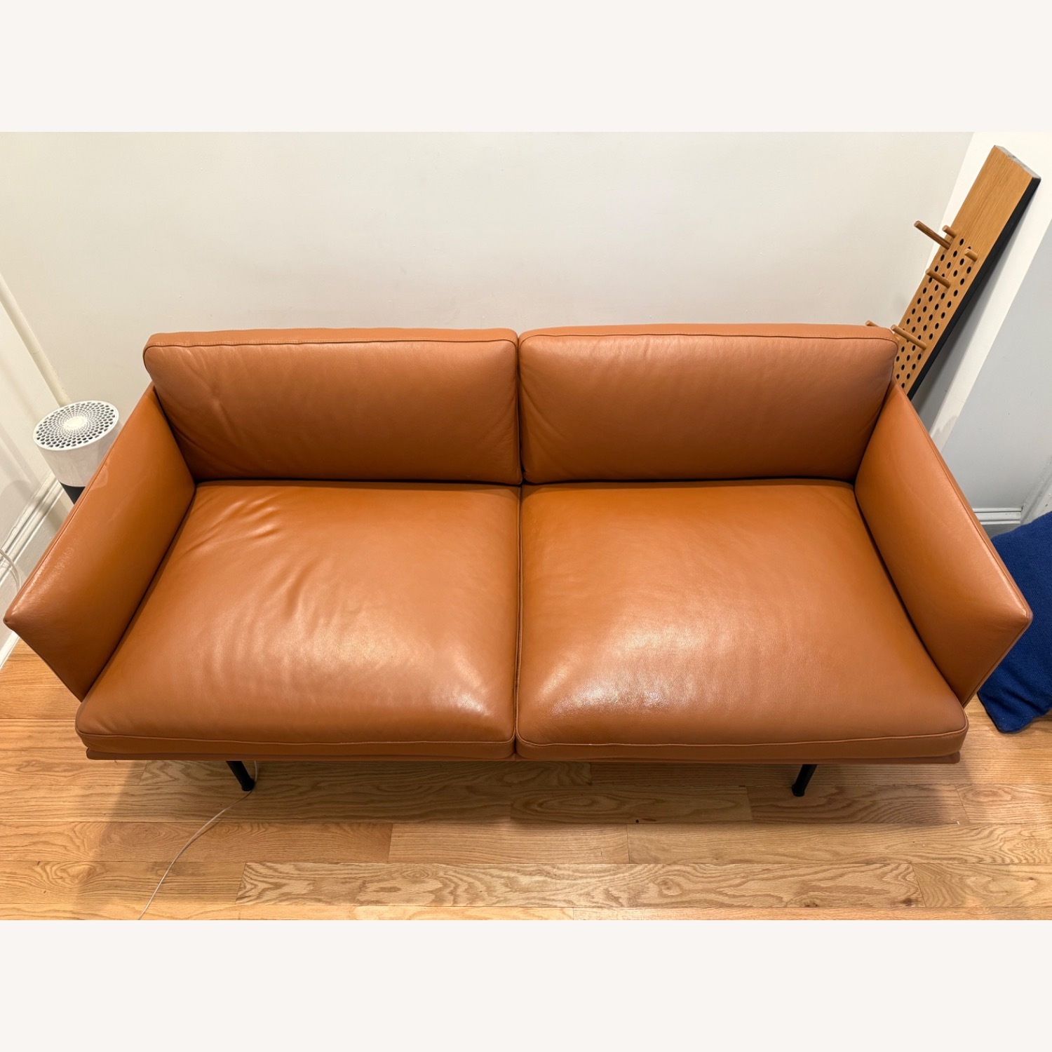 Design within Reach Outline Leather Sofa - image-1