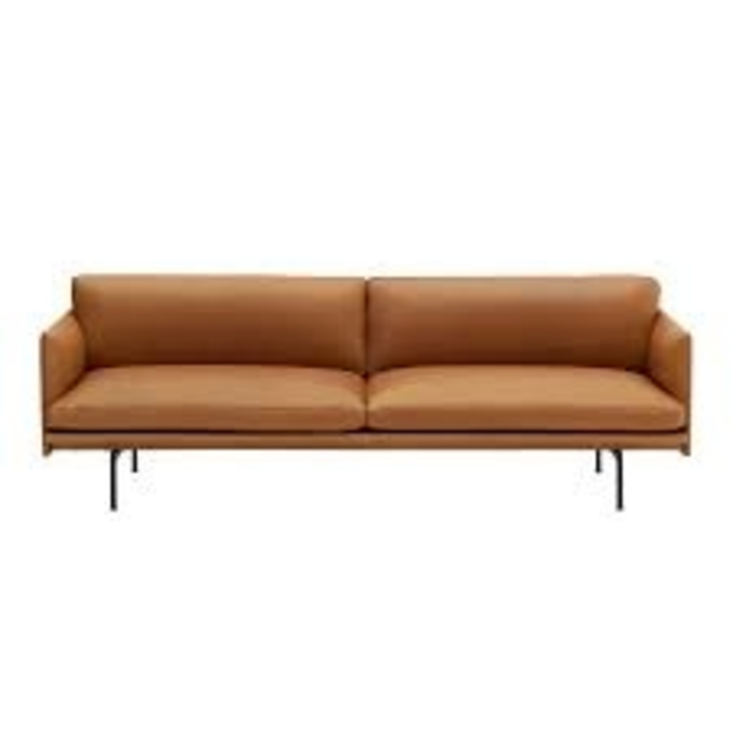 Design within Reach Outline Leather Sofa - image-6