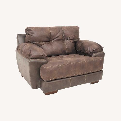 Used Drummond 2Tone Dusk Chair Dark Brown for sale on AptDeco