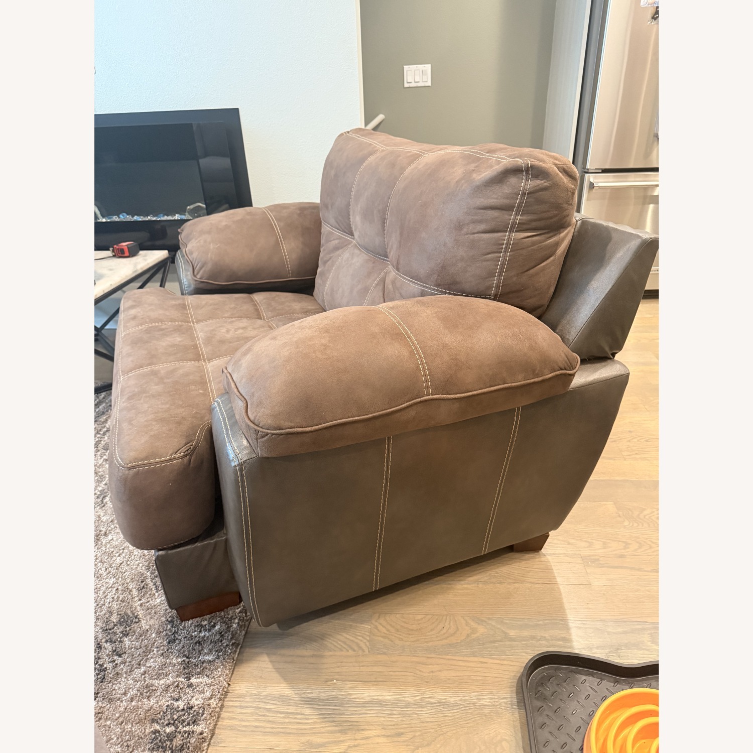 Drummond 2Tone Dusk Chair Dark Brown - image-3