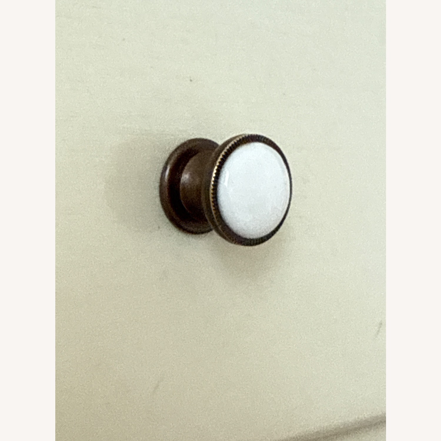 Ethan Allen American Carved White Desk - image-4