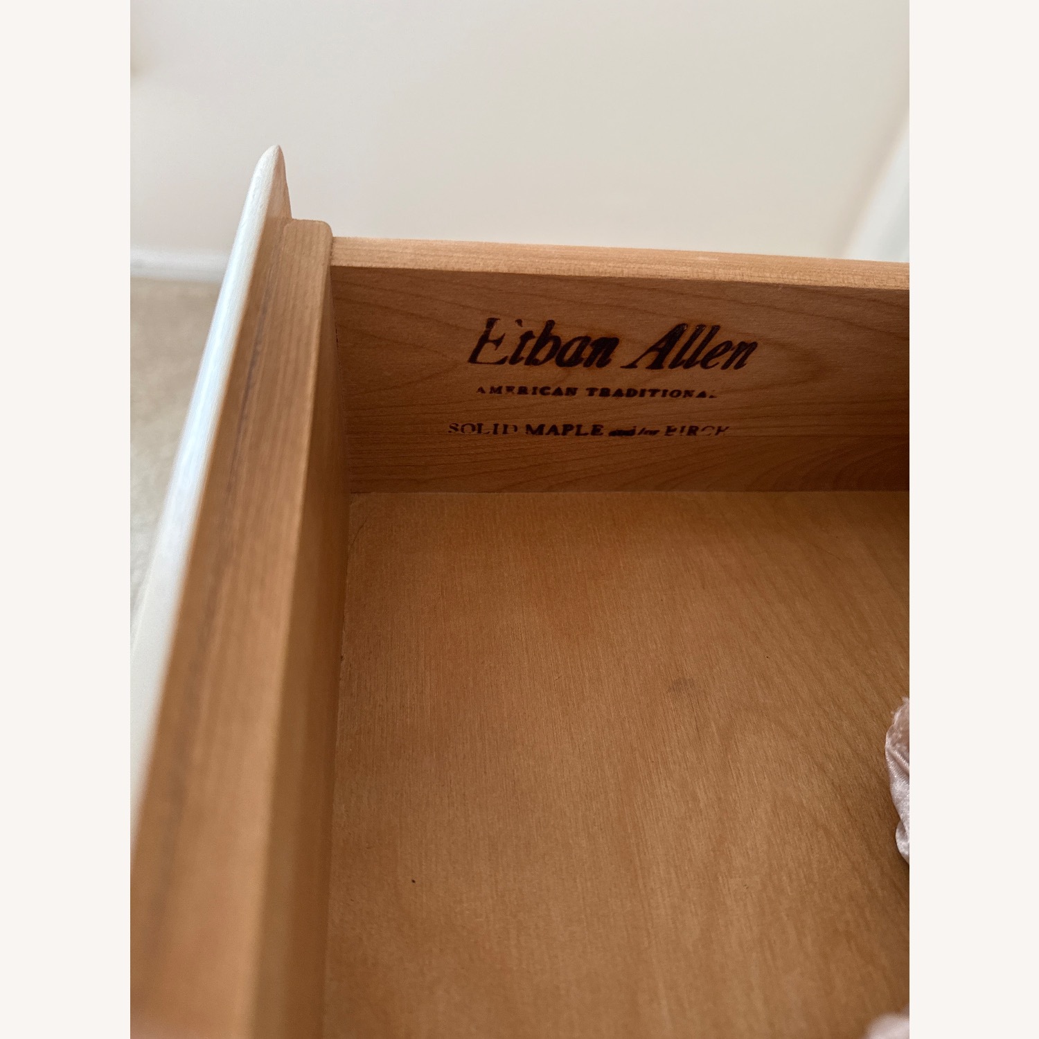 Ethan Allen American Carved White Desk - image-10