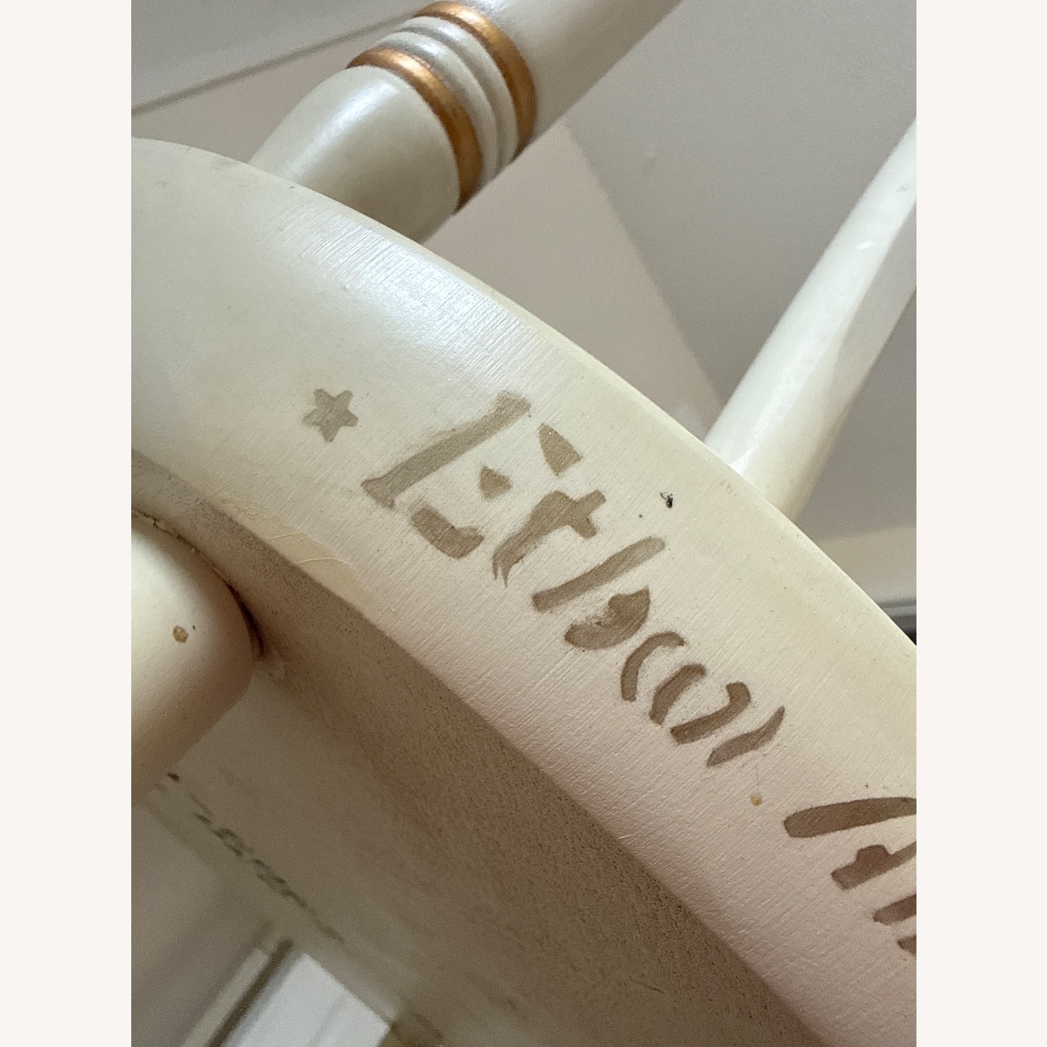 Ethan Allen American Carved White Desk - image-9