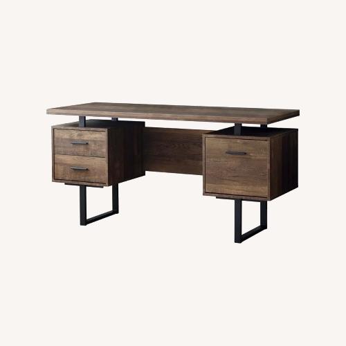 Used Monarch Specialties Computer Work Desk W Drawers for sale on AptDeco