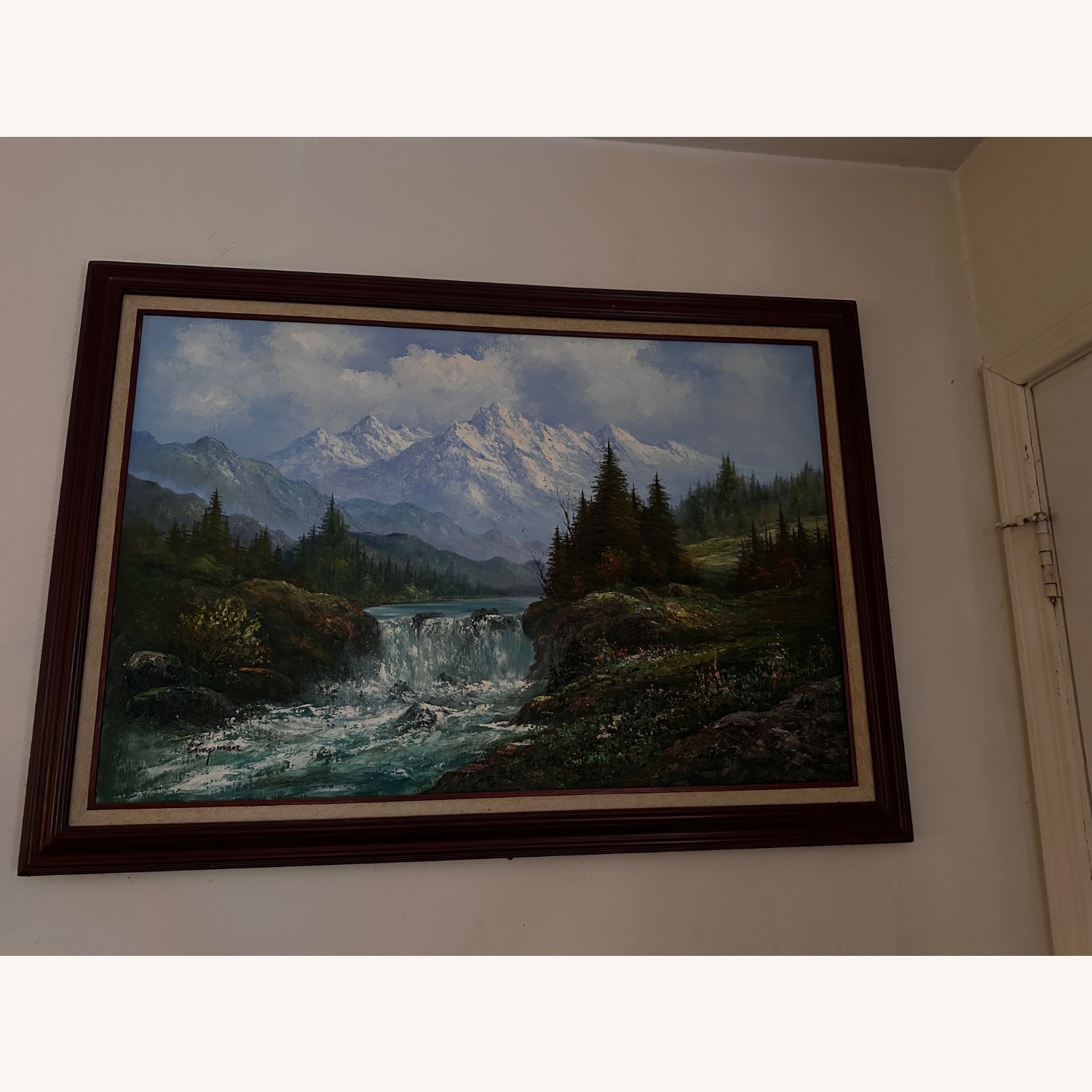 Vintage W.Chapman Oil Painting - image-1