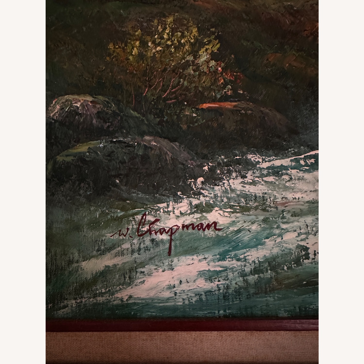 Vintage W.Chapman Oil Painting - image-3