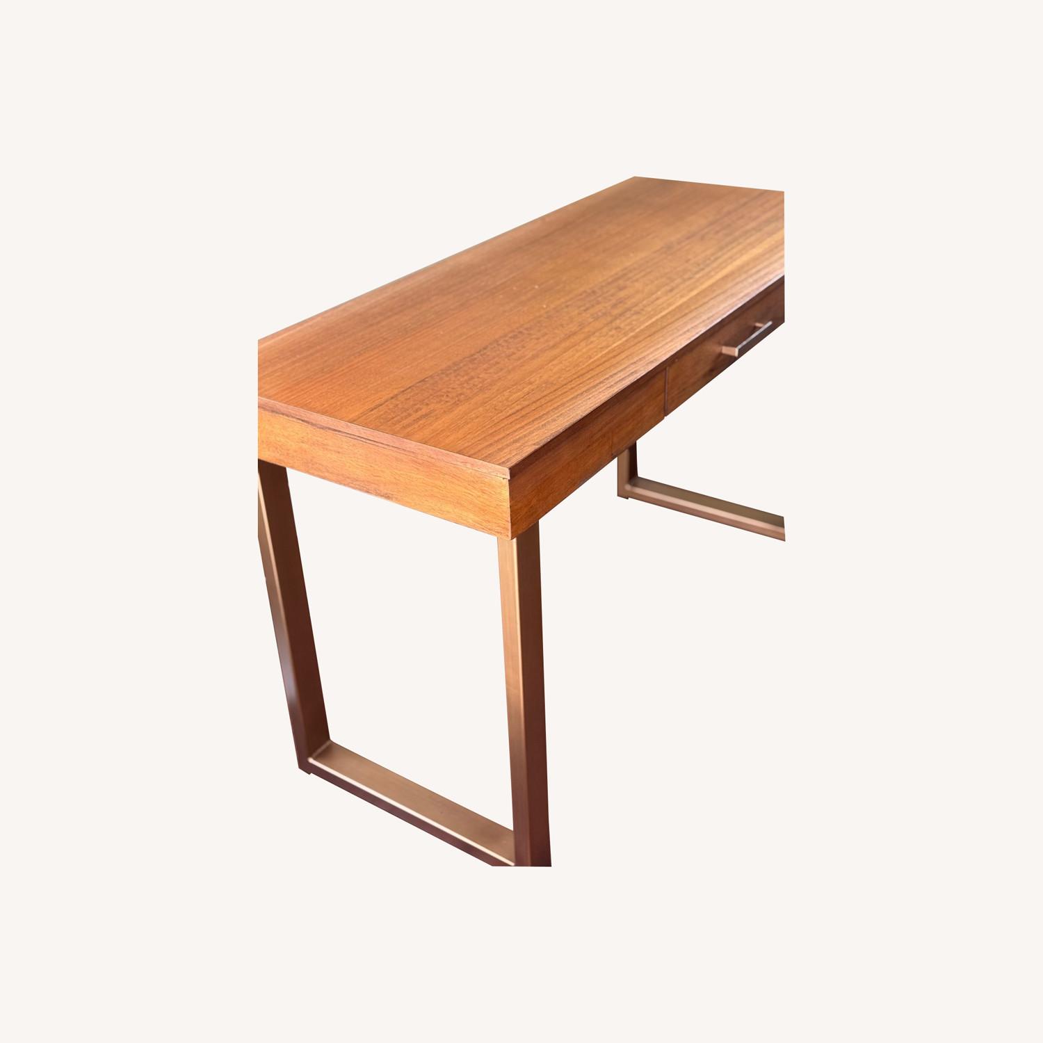 Natural Wood Desk - image-0