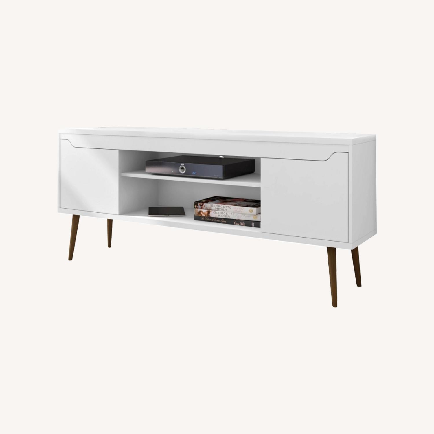 Ashley Furniture Manhattan White Media Storage - image-0