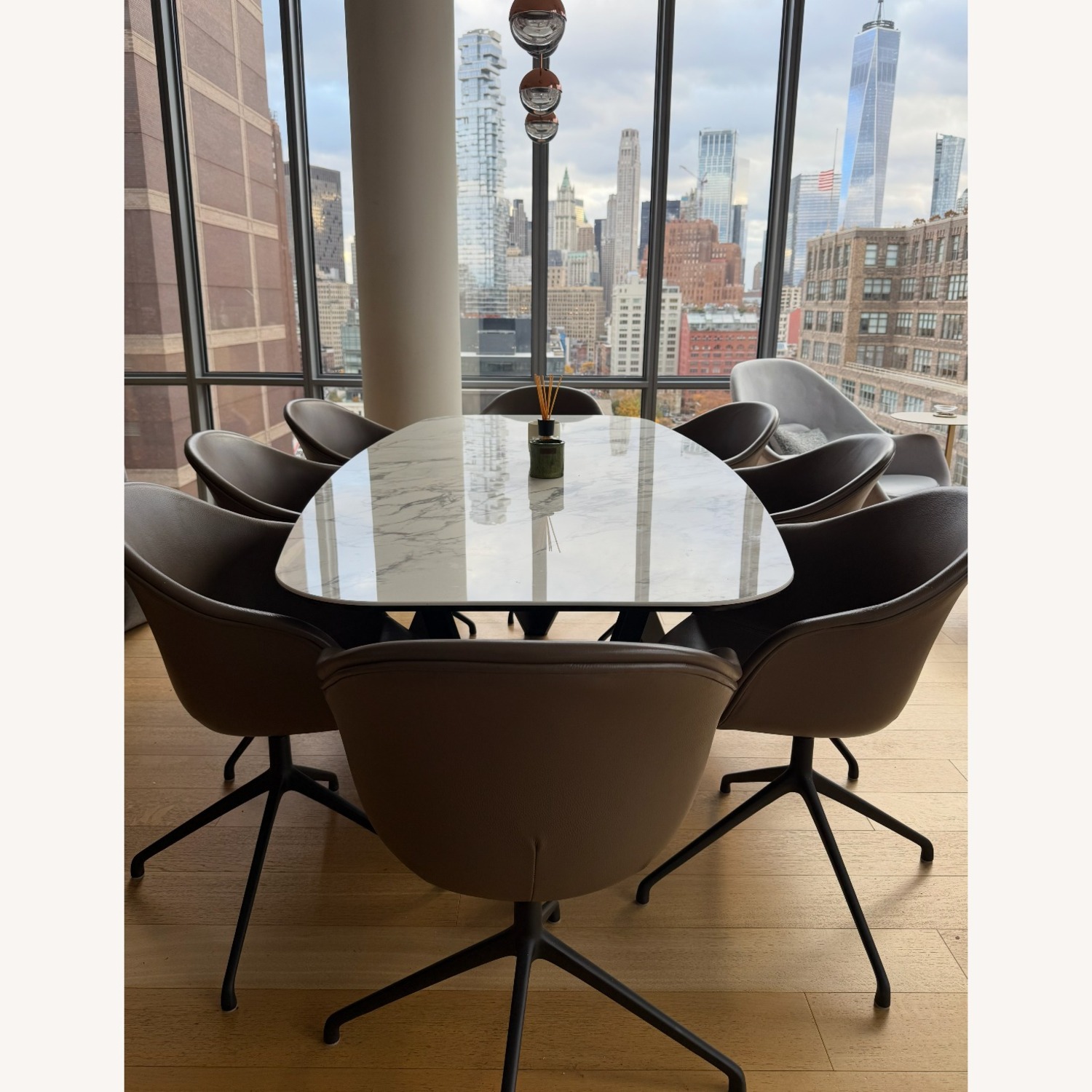 BoConcept Adelaide Taupe Dining Chairs - Set of 8 - image-3