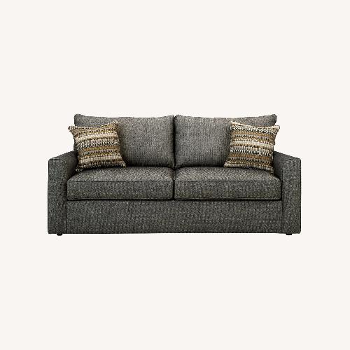 Used Raymour & Flanigan Dark Gray Fabric Sleeper Sofa for sale on AptDeco