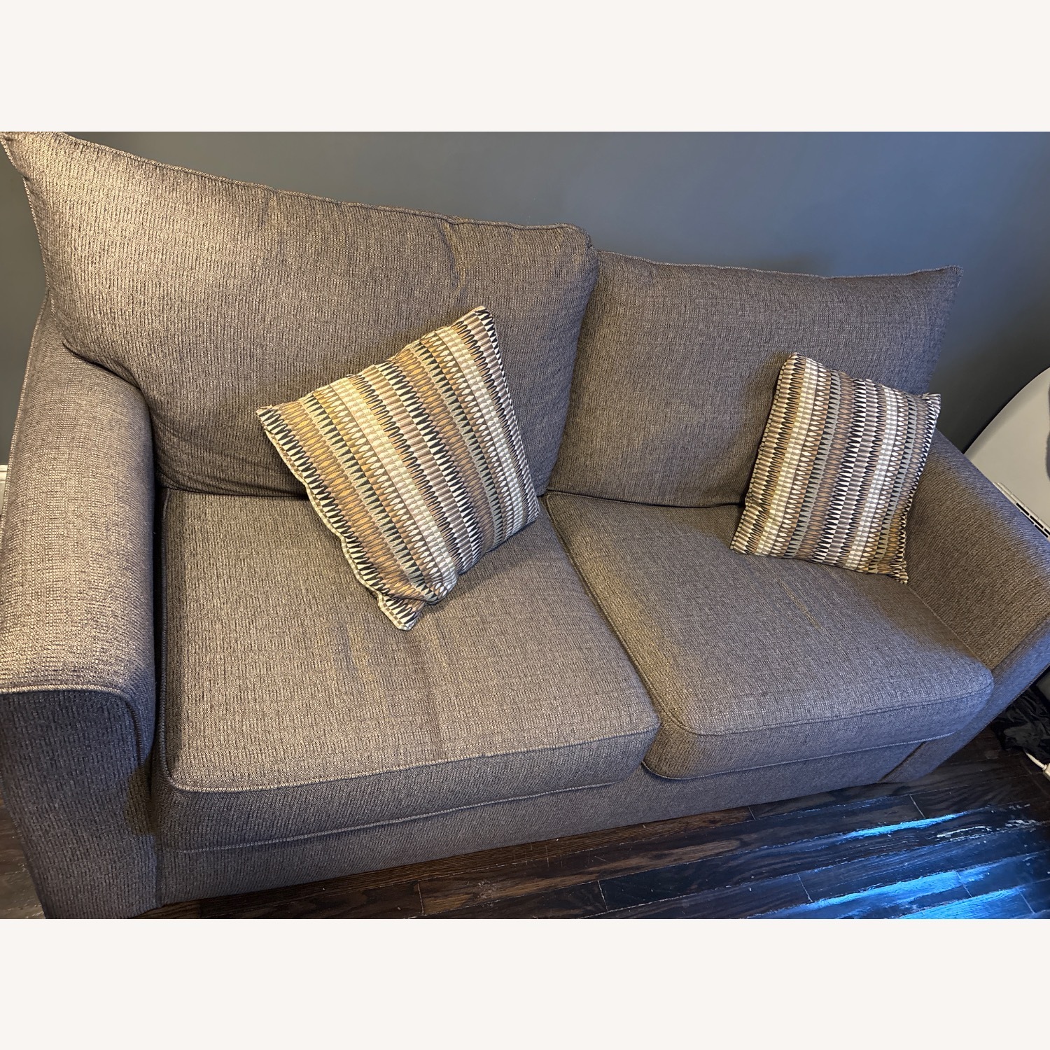 Raymour & Flanigan Dark Gray Fabric Sleeper Sofa - image-4