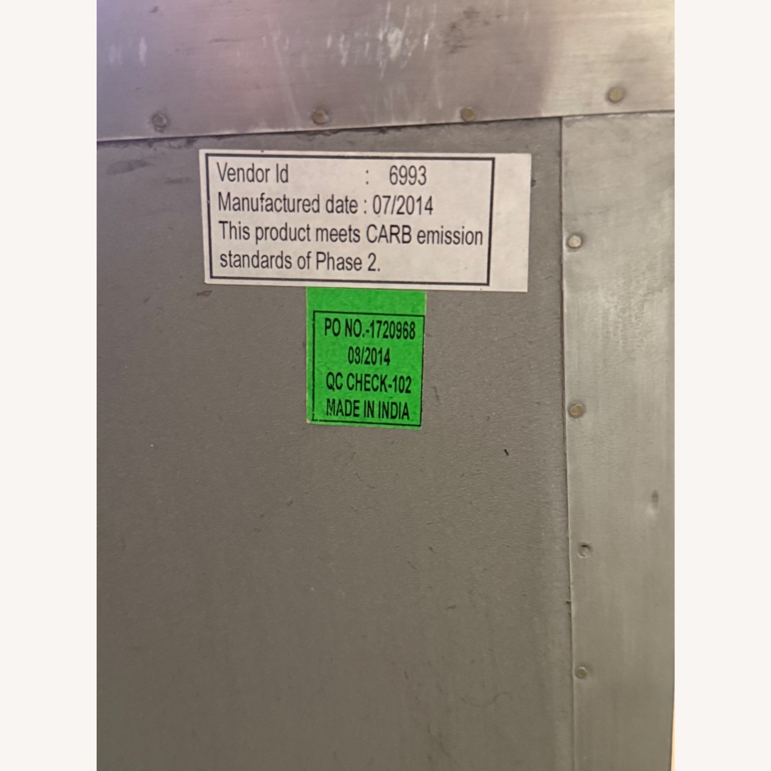 Restoration Hardware Zinc Wrapped Nightstand Set - image-4