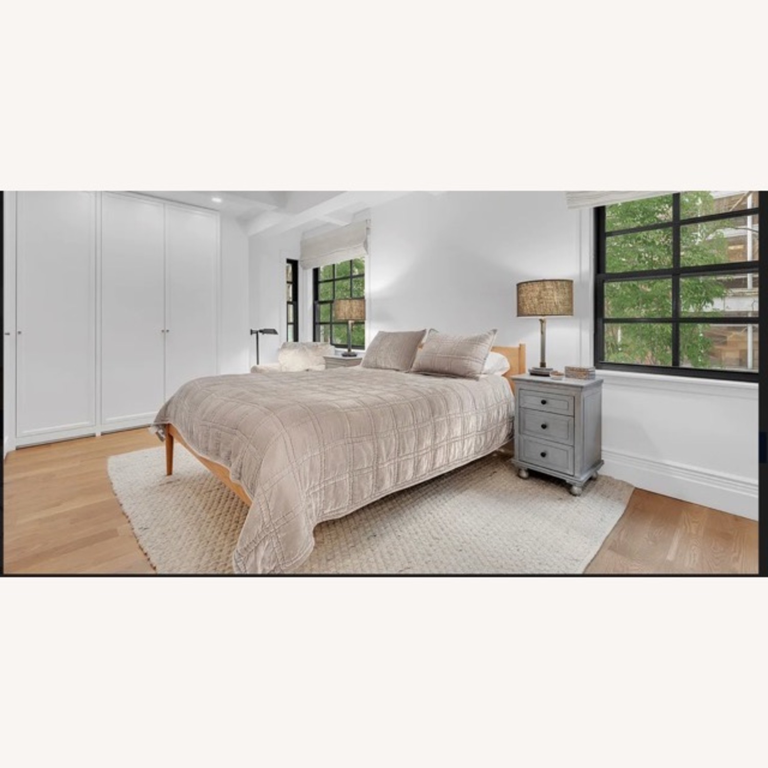 Restoration Hardware Zinc Wrapped Nightstand Set - image-8