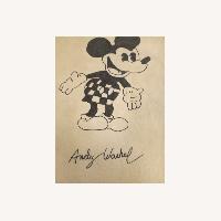 Andy Warhol Painting Walt Disney Mickey Mouse