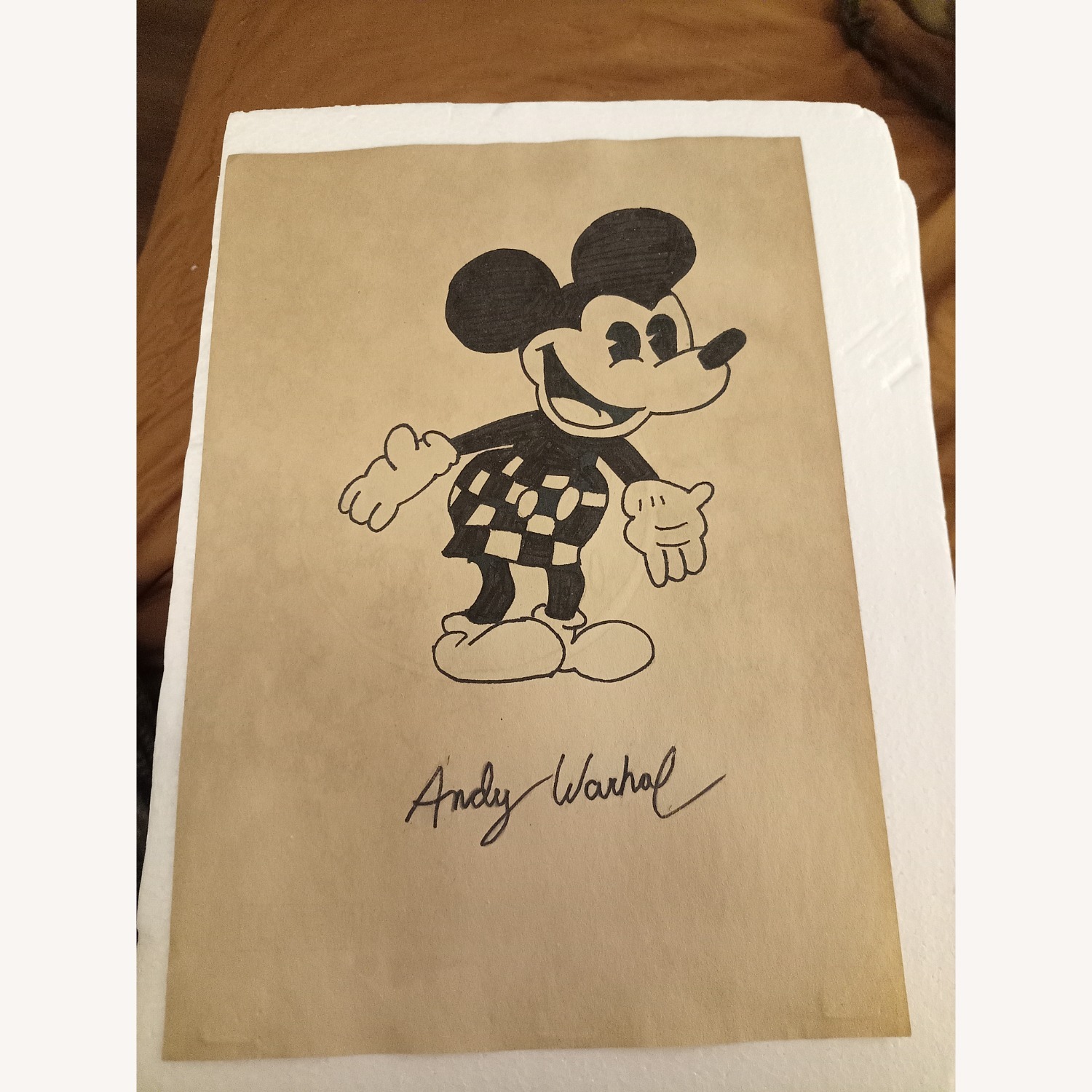 Andy Warhol Painting Walt Disney Mickey Mouse - image-5