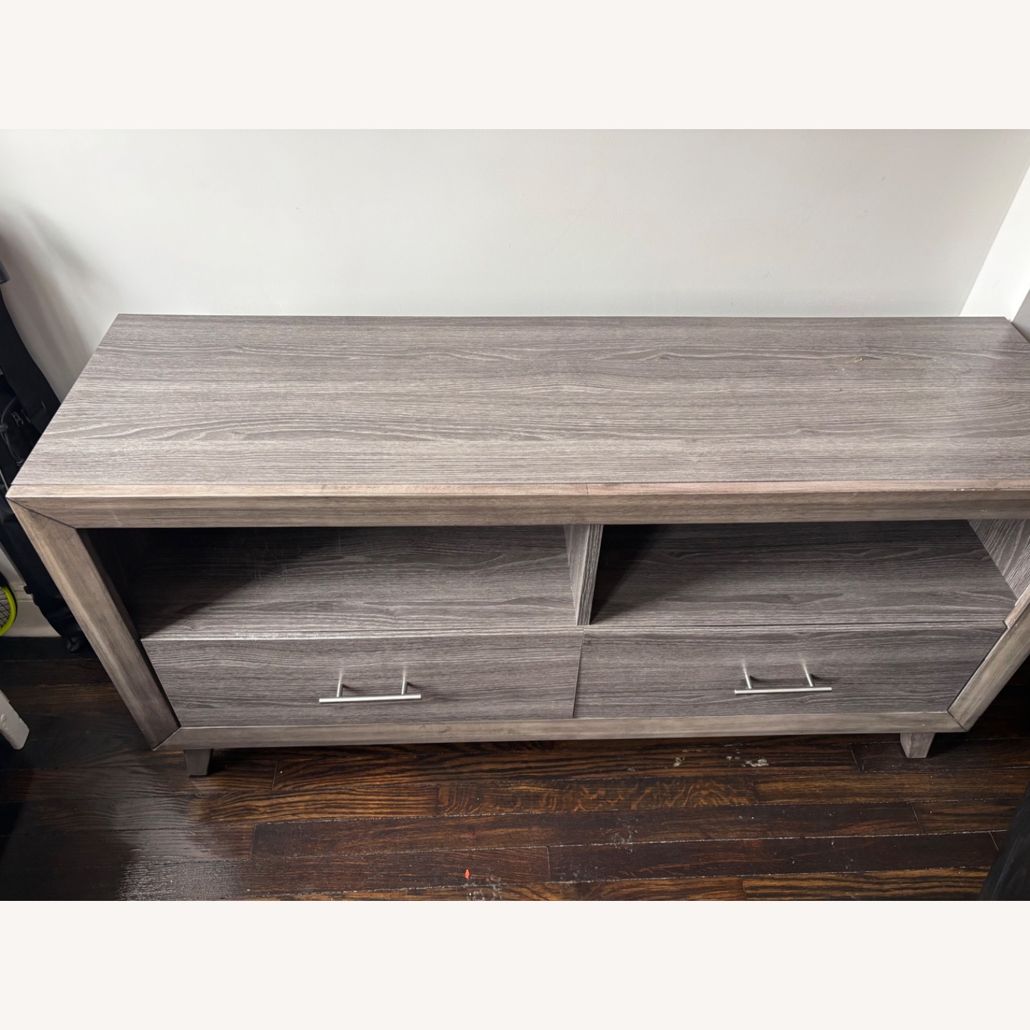 Dark Gray Media Storage - image-1