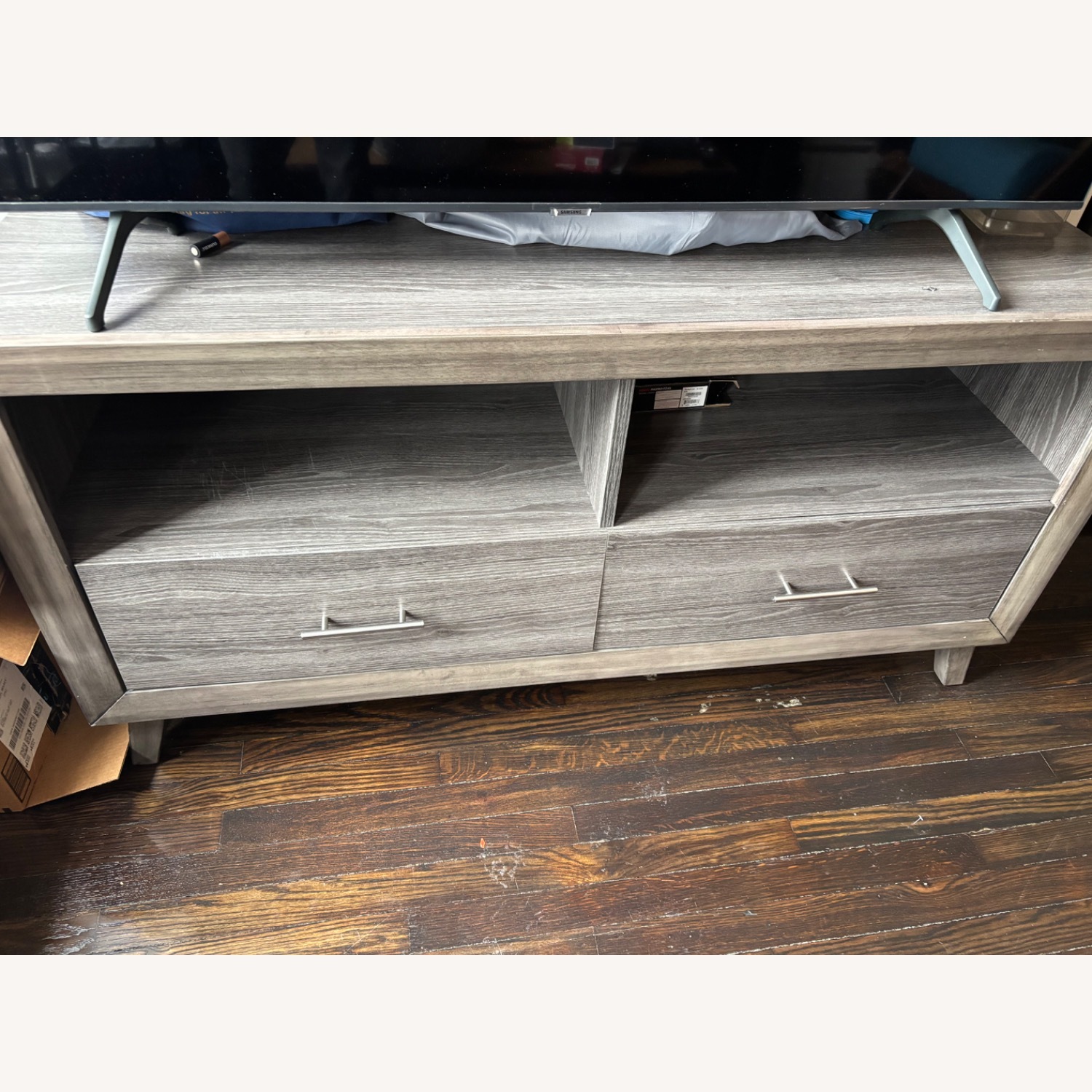 Dark Gray Media Storage - image-2