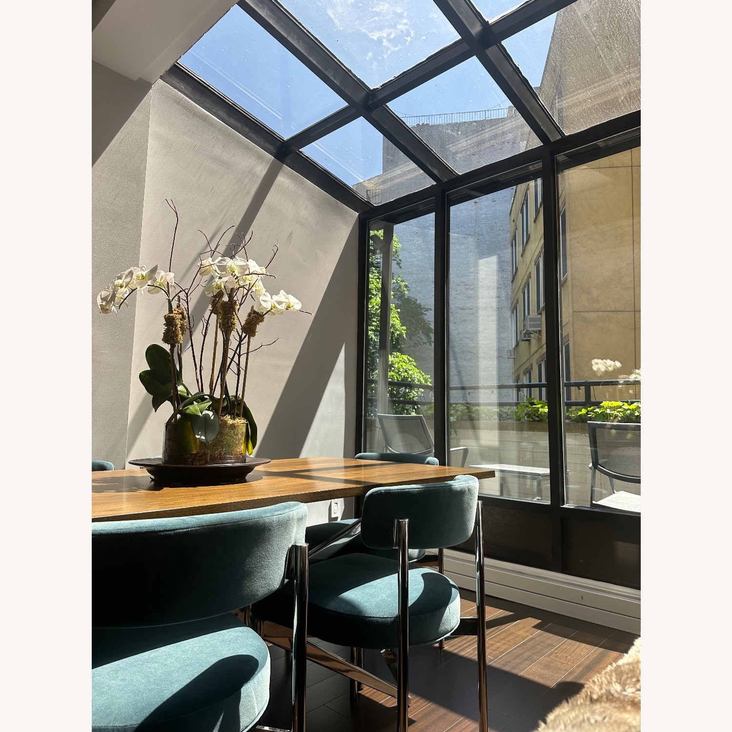 Mitchell Gold + Bob Williams Remy Blue Dining Chairs - image-1