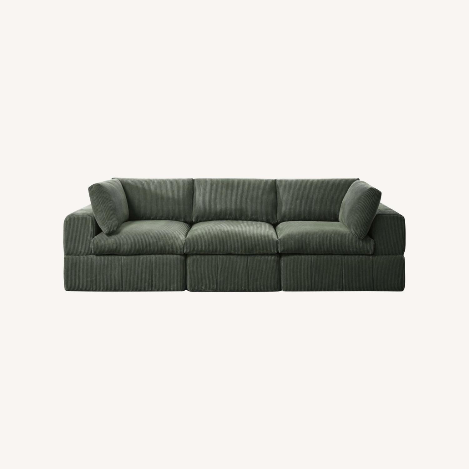 Wade Logan Antwand Green 3+ Seater Sofa - image-0