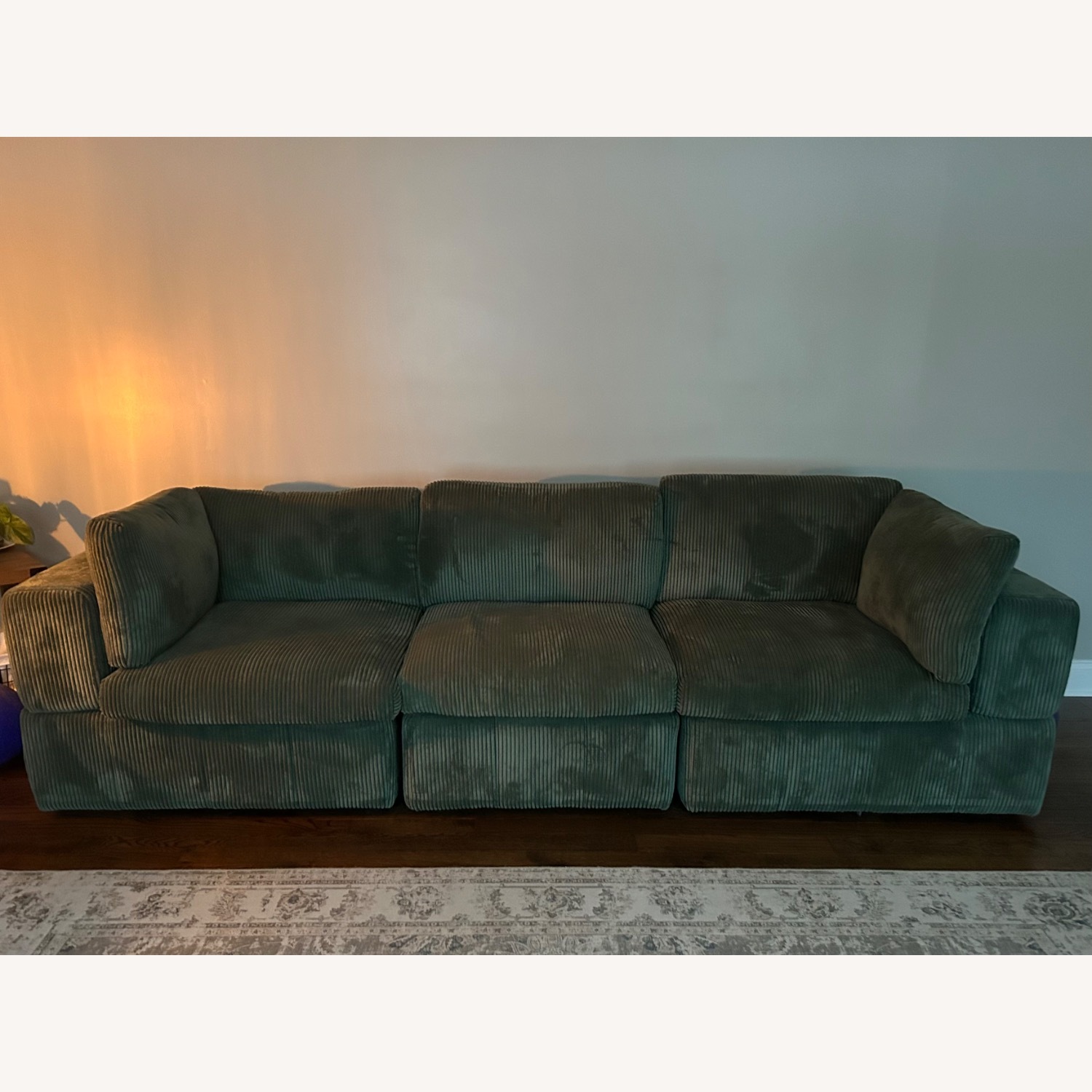 Wade Logan Antwand Green 3+ Seater Sofa - image-1