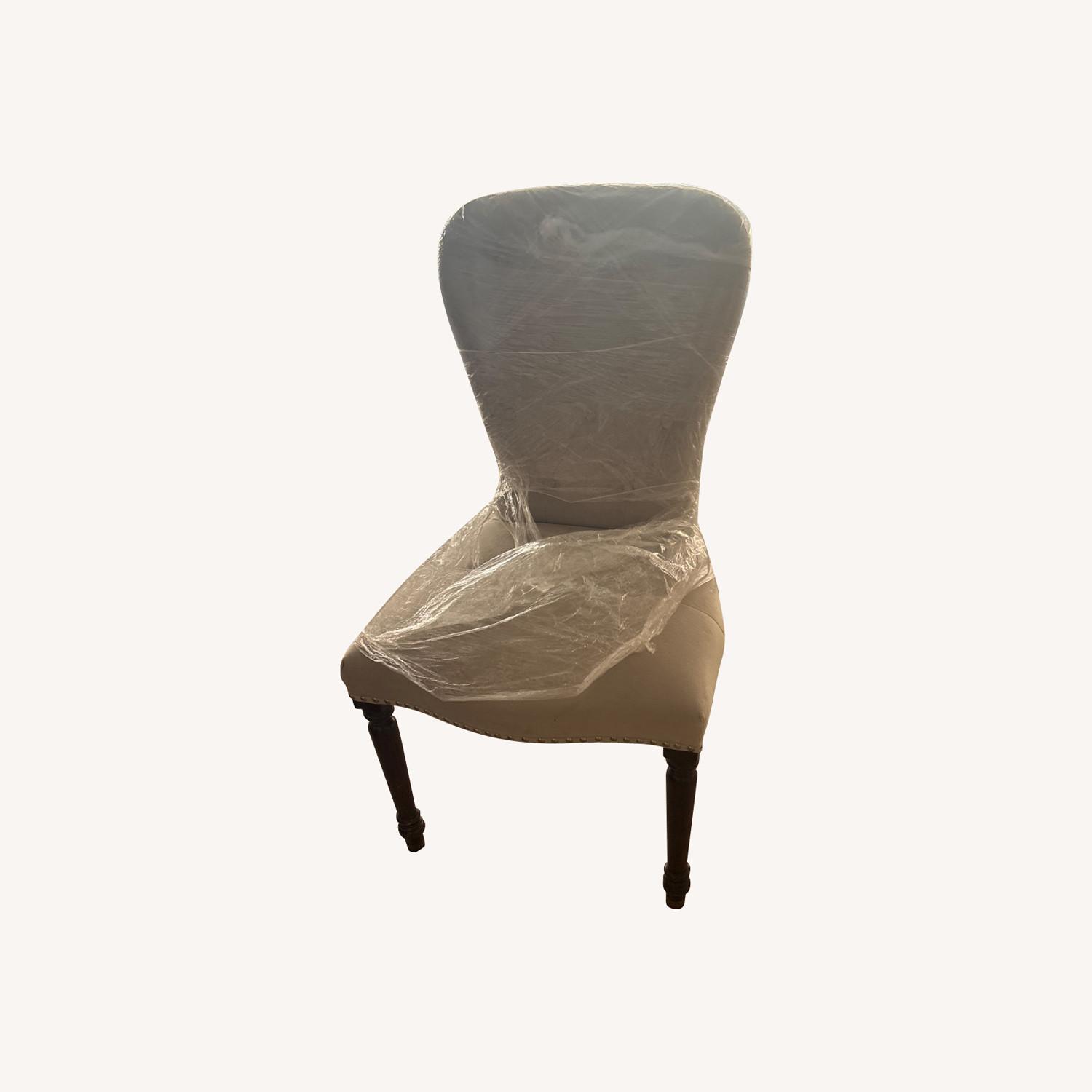 Z Gallerie Light Gray Velvet Dining Chairs - image-0