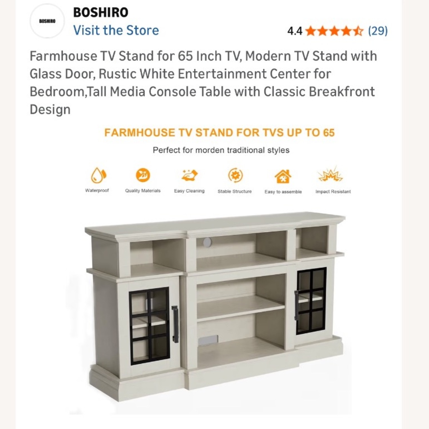 White Engineered Wood Media Storage - image-5