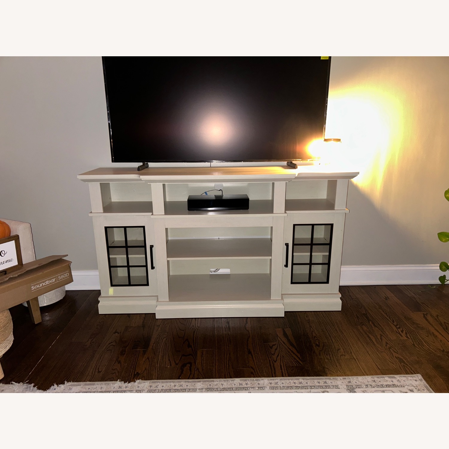 White Engineered Wood Media Storage - image-4