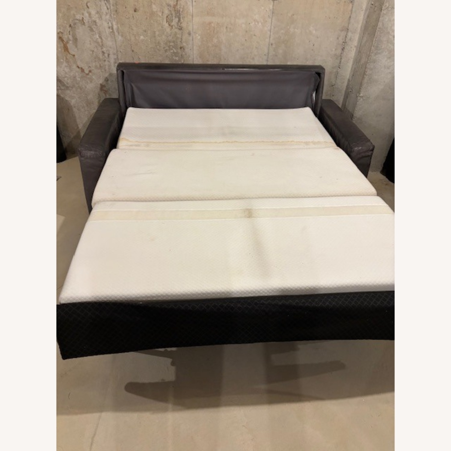 Restoration Hardware Maxwell Dark Gray Sleeper Sofa - image-2