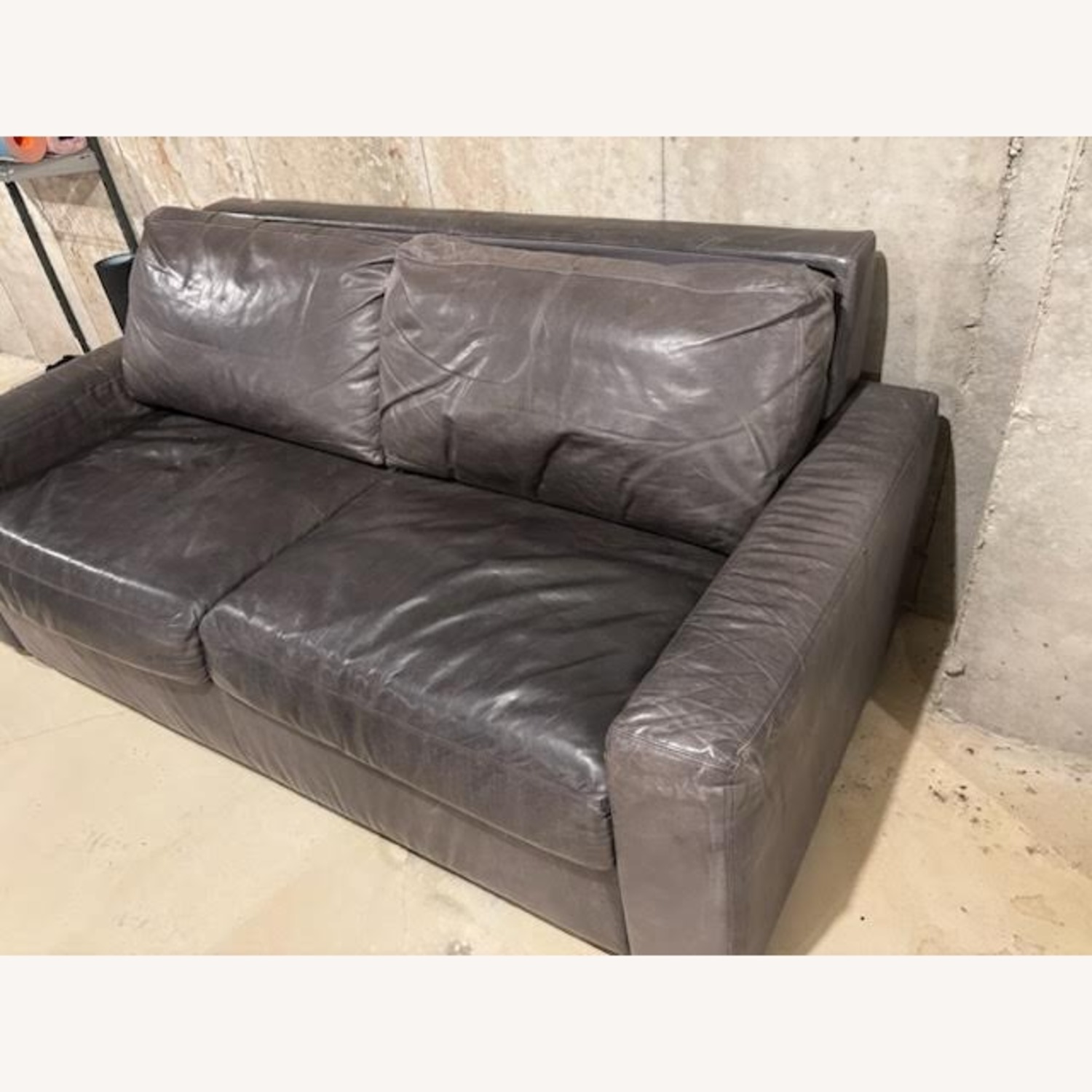 Restoration Hardware Maxwell Dark Gray Sleeper Sofa - image-3