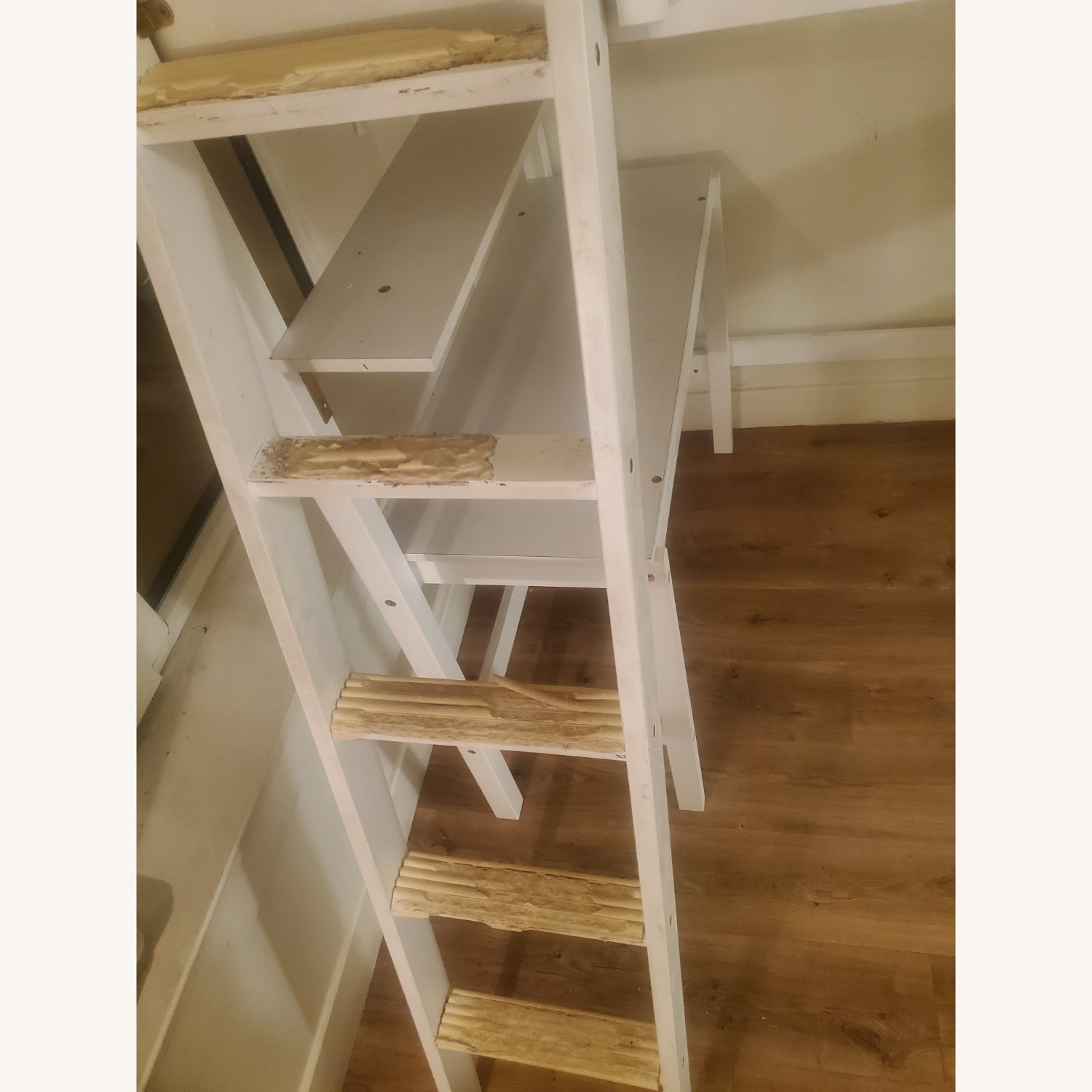 Amazon White Wood Bunk Bed - image-4