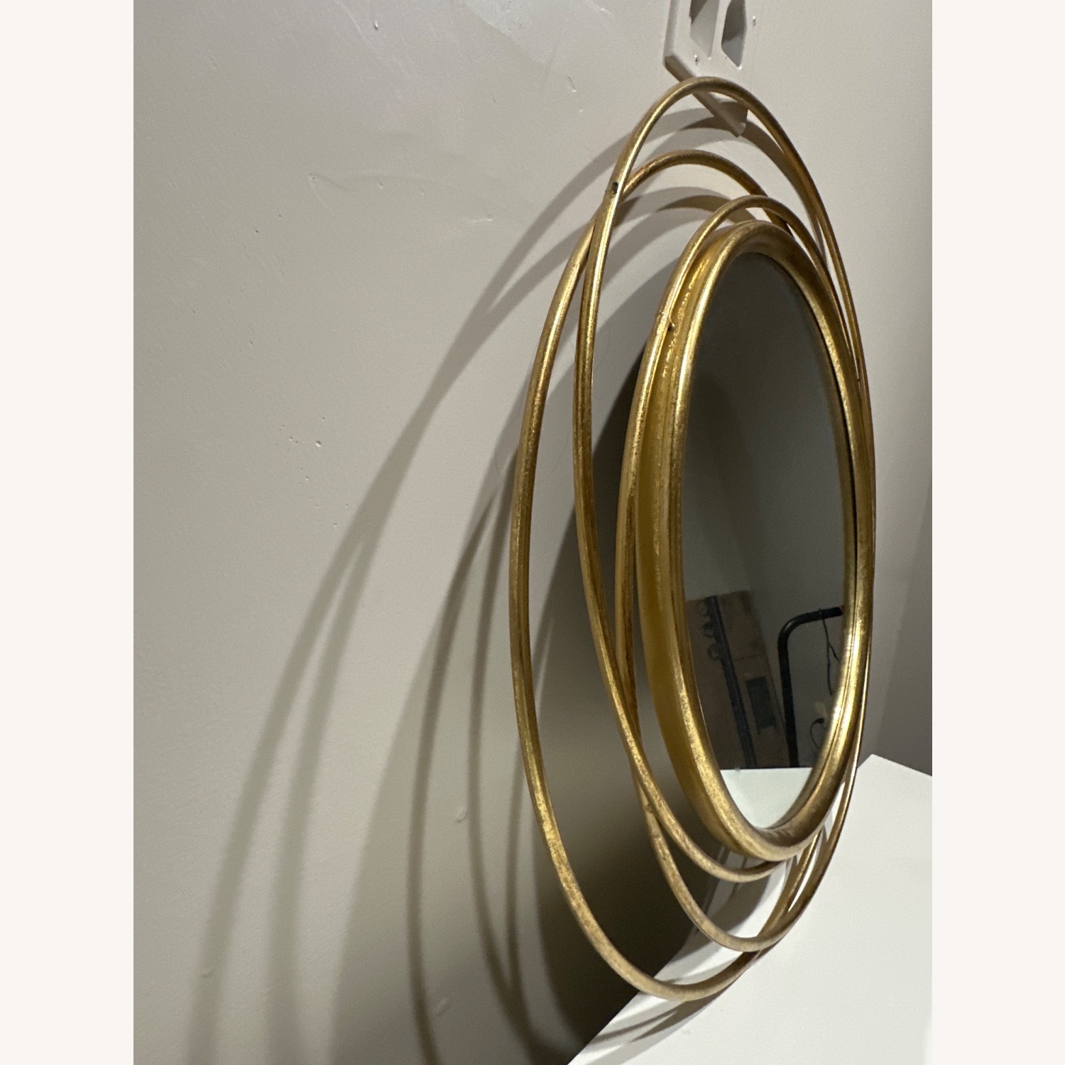 Wayfair Gold Metal Wall Mirror - image-3