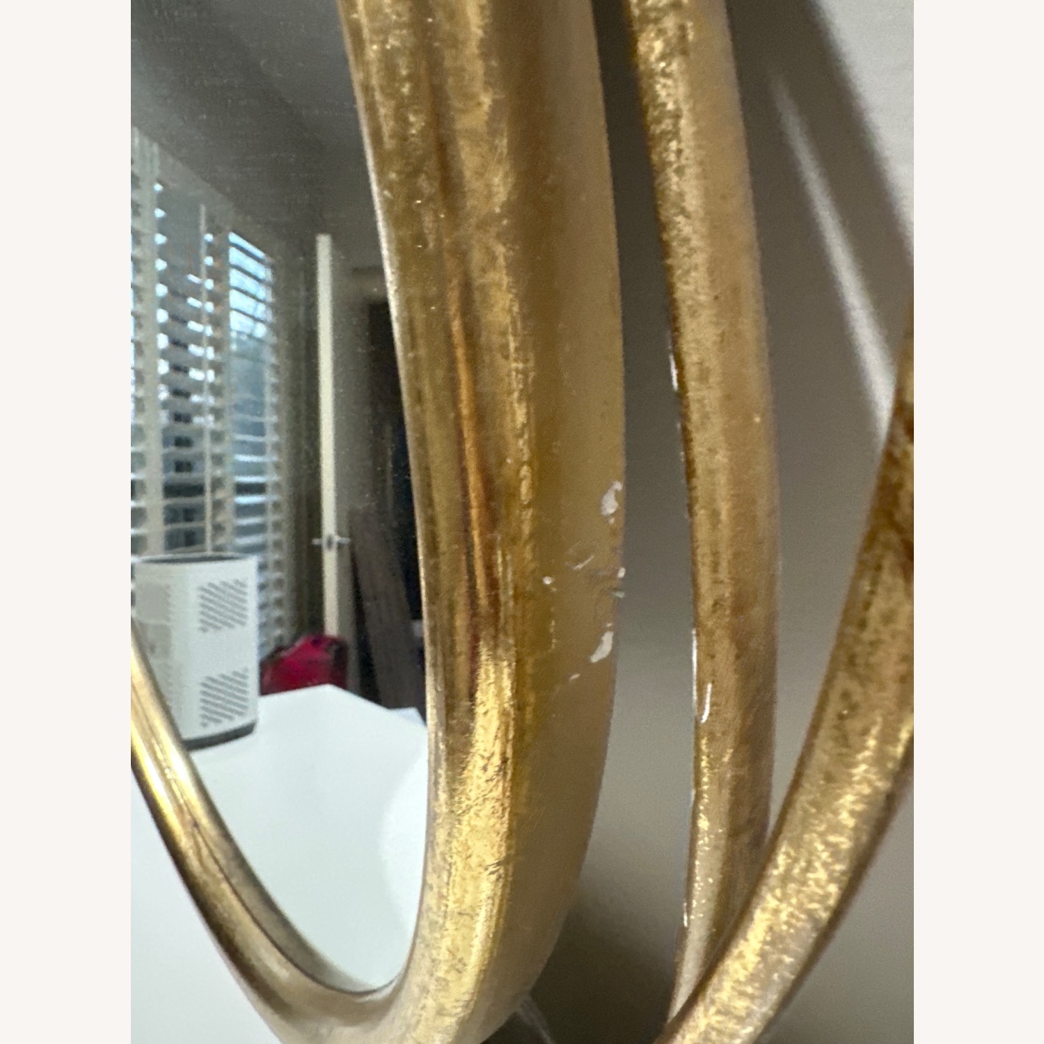 Wayfair Gold Metal Wall Mirror - image-4